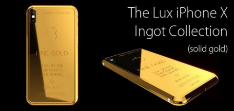 A Golden Iphone X News Luxe Magazine