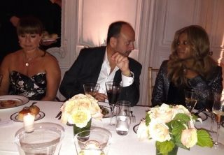 Arnold Cohen CEO of Ghurka with his wife and Stephanie Horton Farfetch