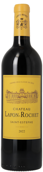 Bouteille de Château Lafon-Rochet 2022, Saint-Estèphe, suave et onctueux avec une fraîcheur vive.