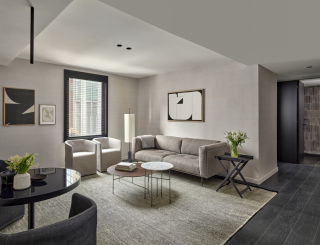 spacieuse suite à l' AKa NOmad avec salon et terrasse sur Madison Avenue à New York